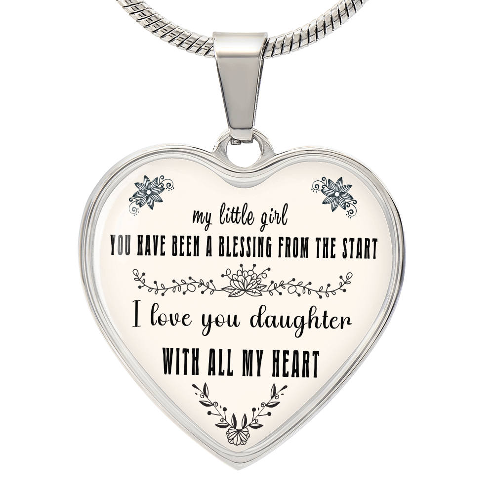 To My Ddaughter - Blessing - Necklace