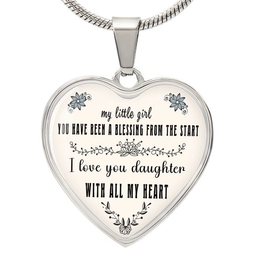 To My Ddaughter - Blessing - Necklace