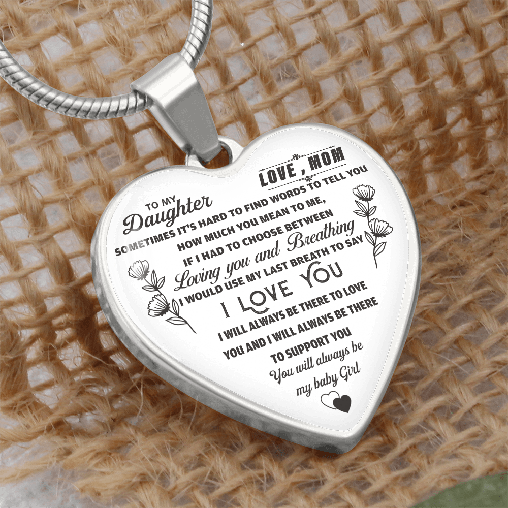 To My Ddaughter -  Always There - Necklace