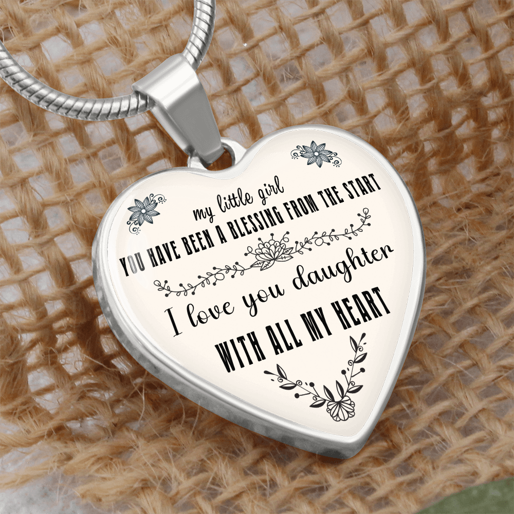 To My Ddaughter - Blessing - Necklace