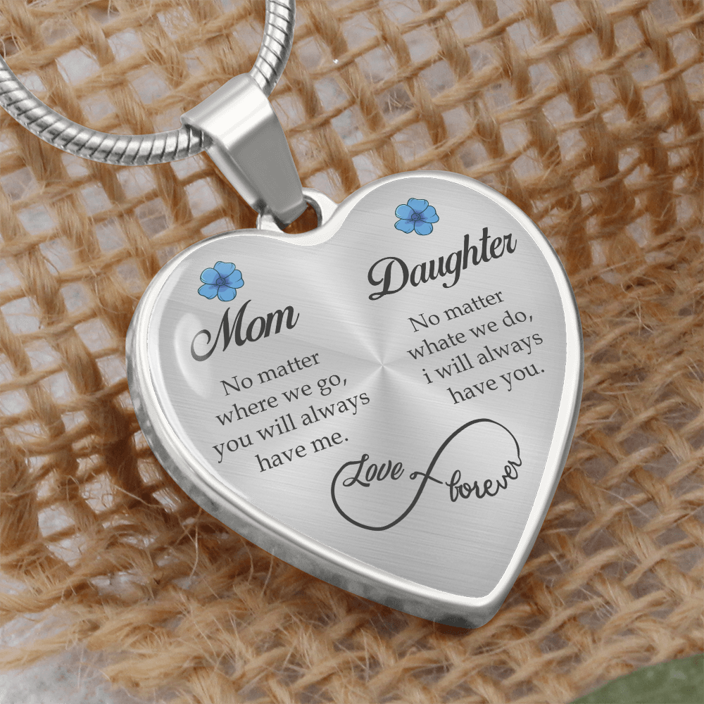 To My Ddaughter -  No Matter What  - Necklace