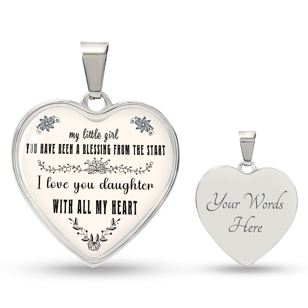 To My Ddaughter - Blessing - Necklace
