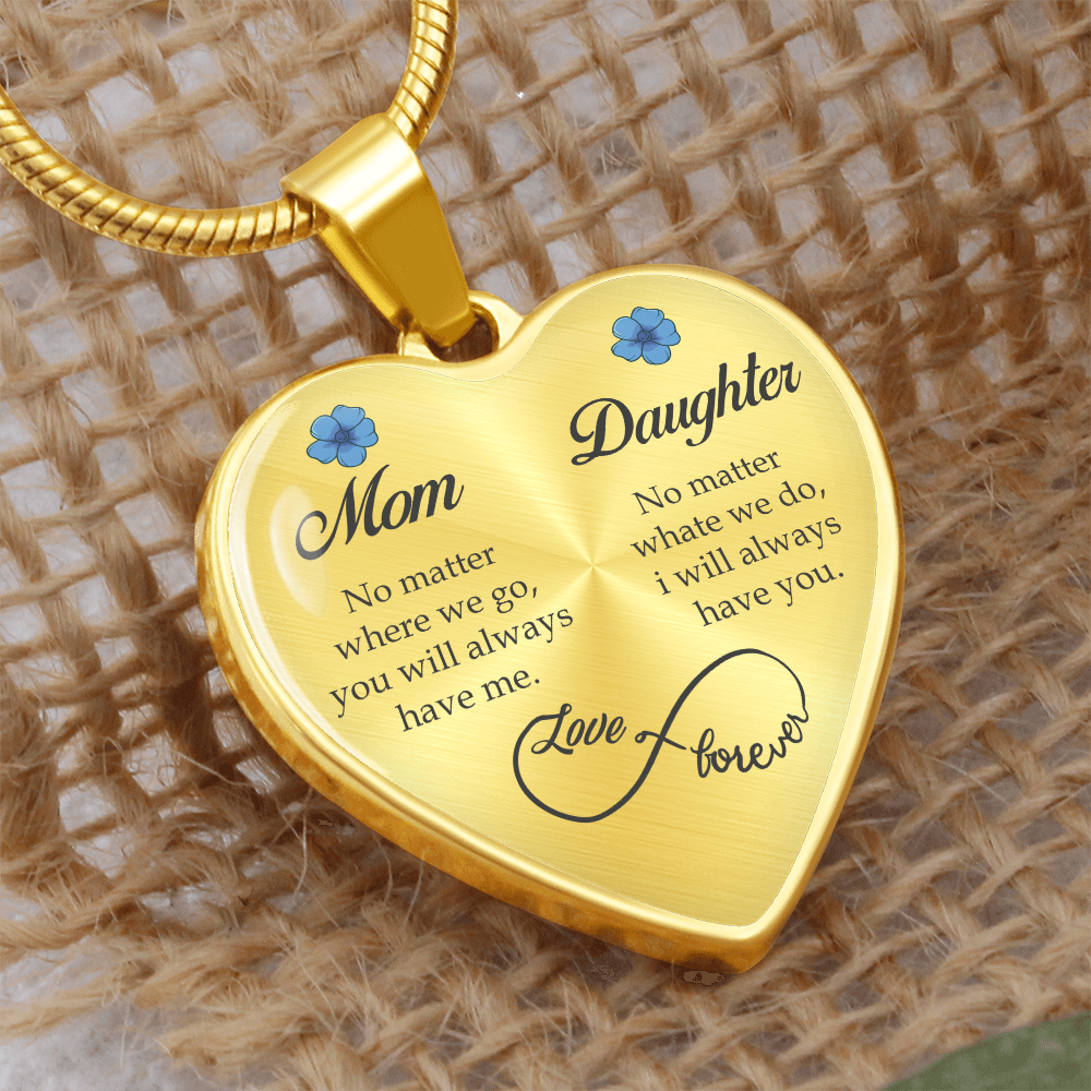 To My Ddaughter -  No Matter What  - Necklace
