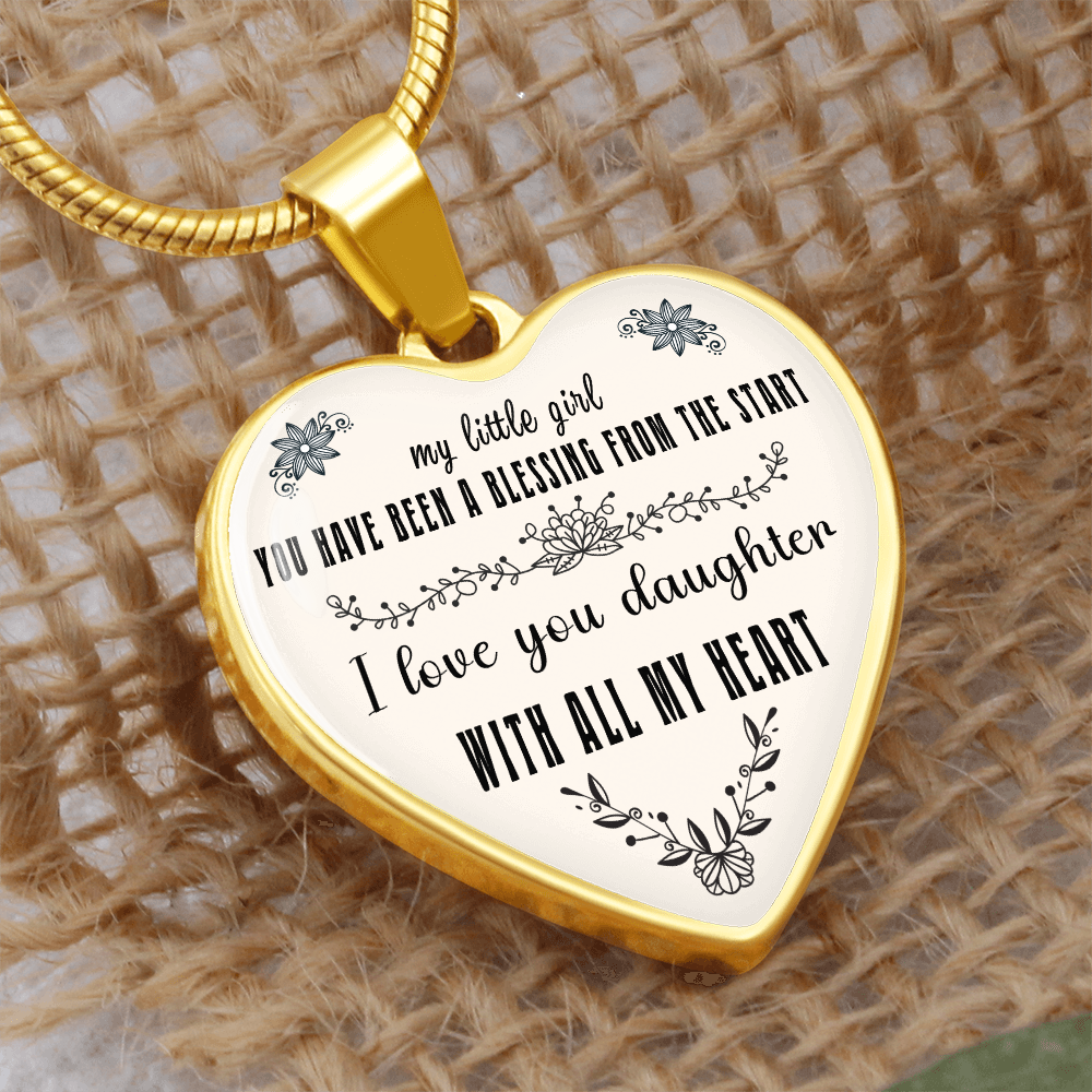 To My Ddaughter - Blessing - Necklace
