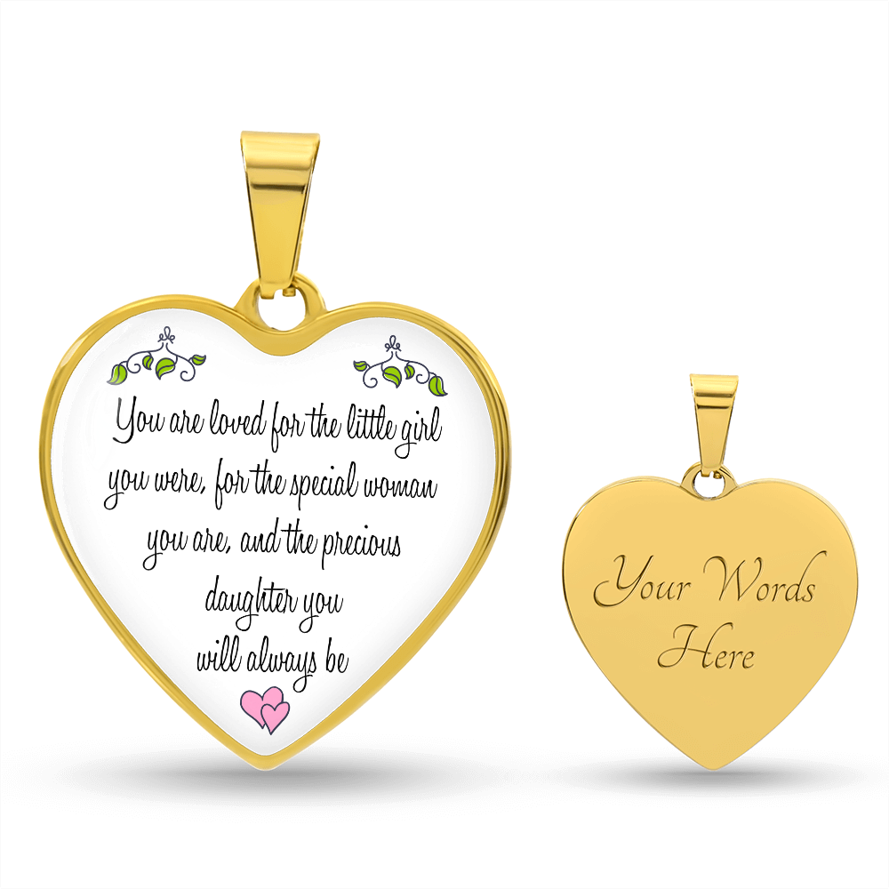 To My Ddaughter -  My Little Girl  - Necklace