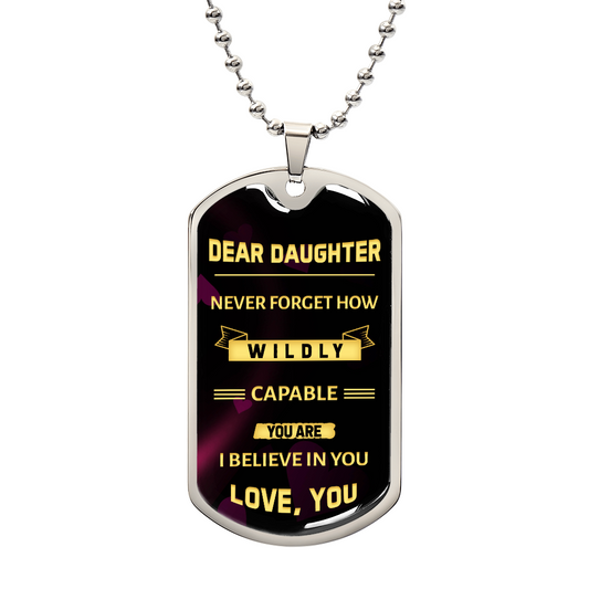 To My Ddaughter -  Capable - Necklace