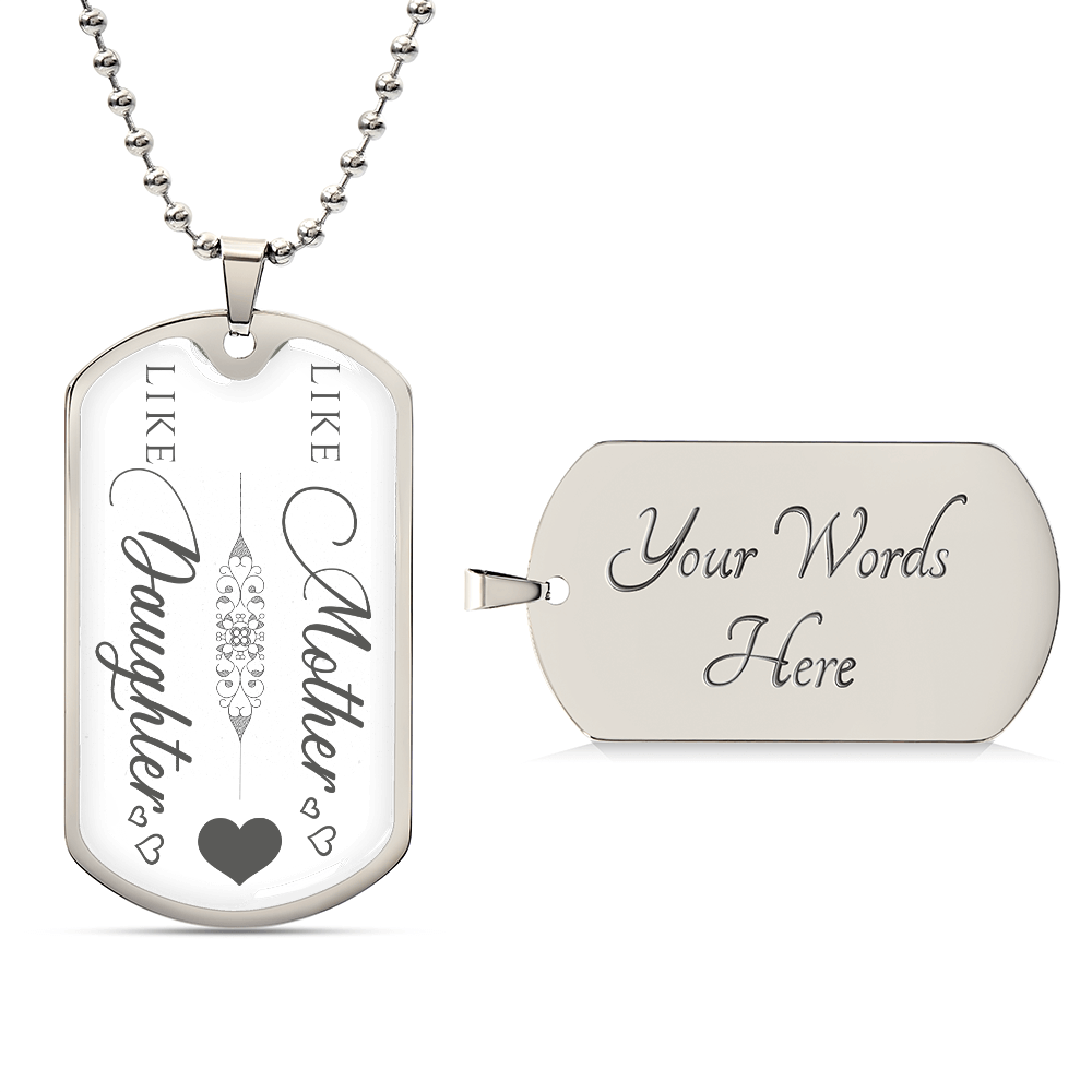 To My Ddaughter -  Like Mom Like Daughter - Necklace