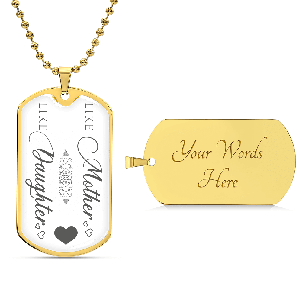 To My Ddaughter -  Like Mom Like Daughter - Necklace