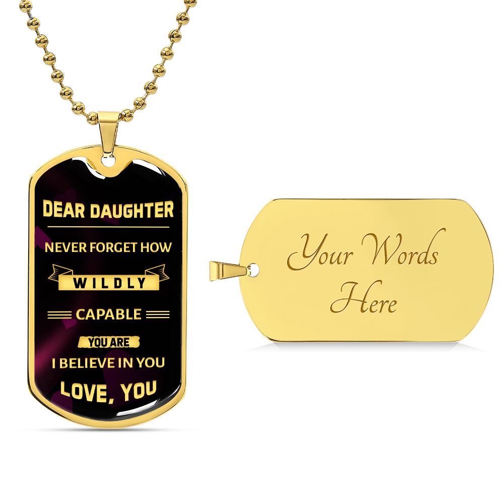 To My Ddaughter -  Capable - Necklace