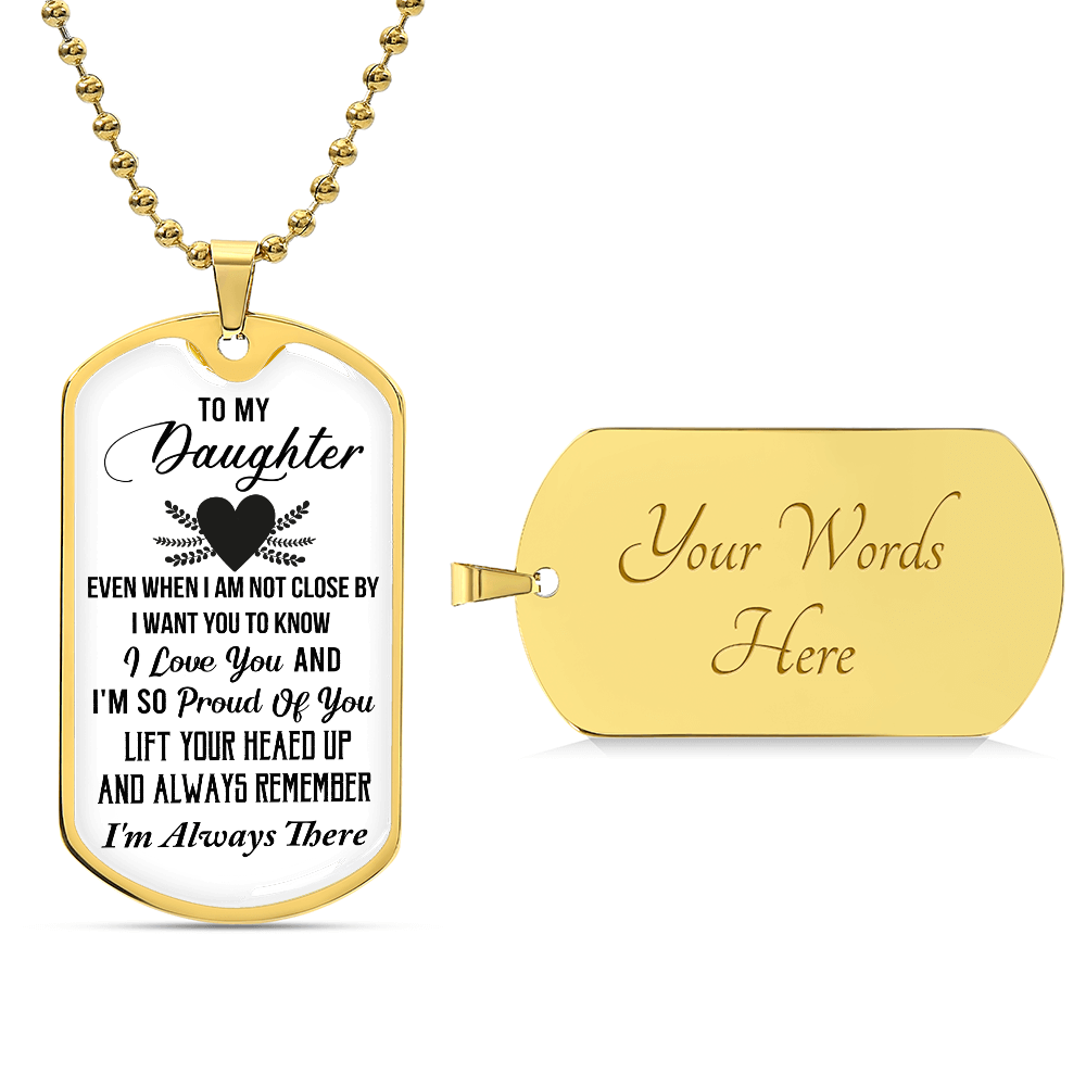 To My Ddaughter - Proud Of You  - Necklace