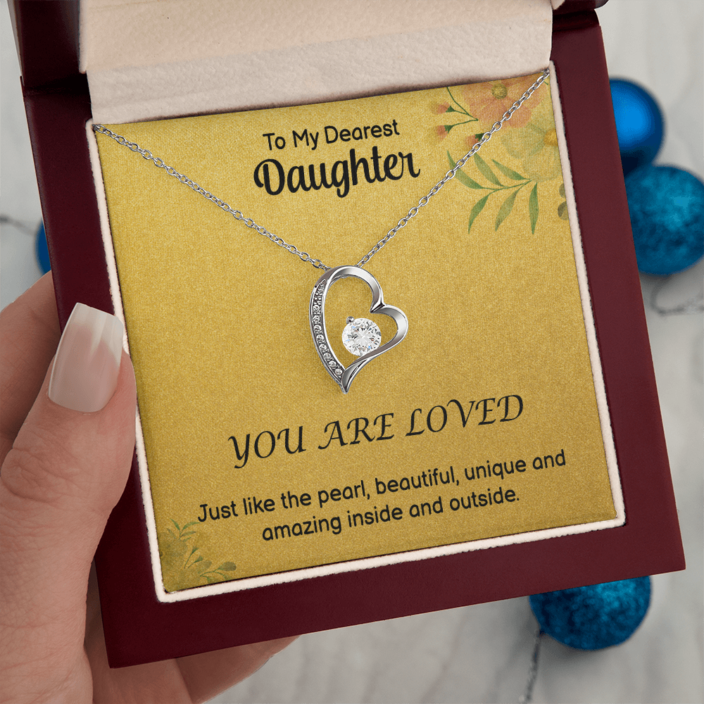 To My Daughter - Amazing - Forever Love Necklace