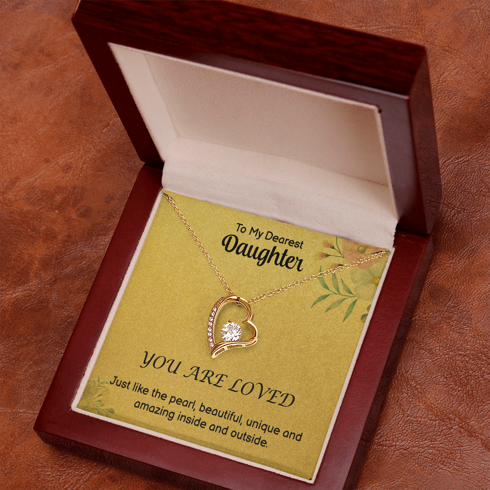 To My Daughter - Amazing - Forever Love Necklace