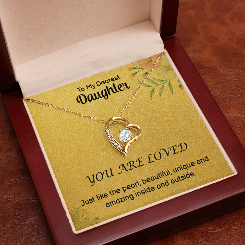 To My Daughter - Amazing - Forever Love Necklace