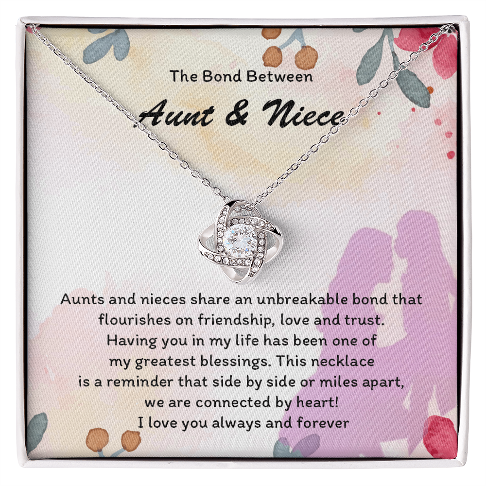 Aunt And Niece - Love Knot Necklace
