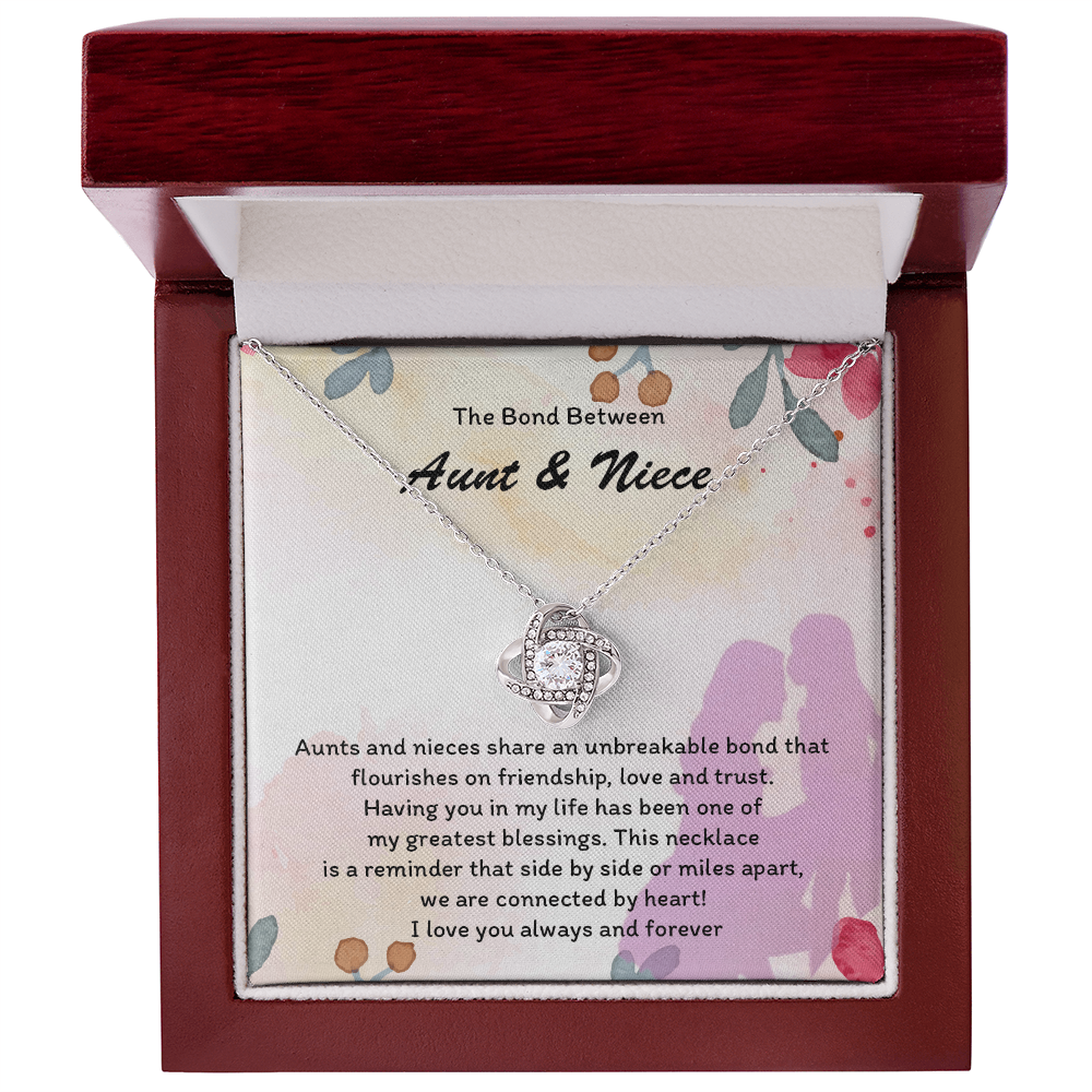 Aunt And Niece - Love Knot Necklace