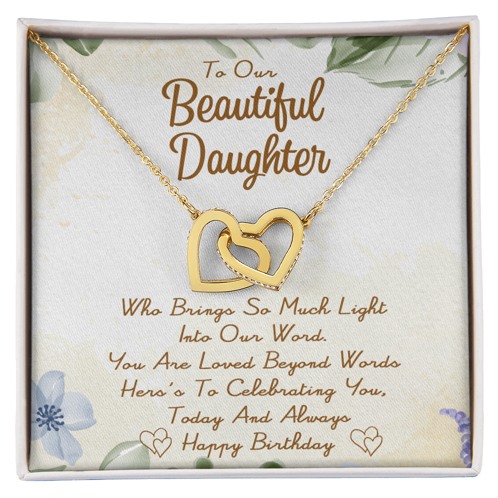 To My Daughter - Beyond  Words - Interlocking Hearts