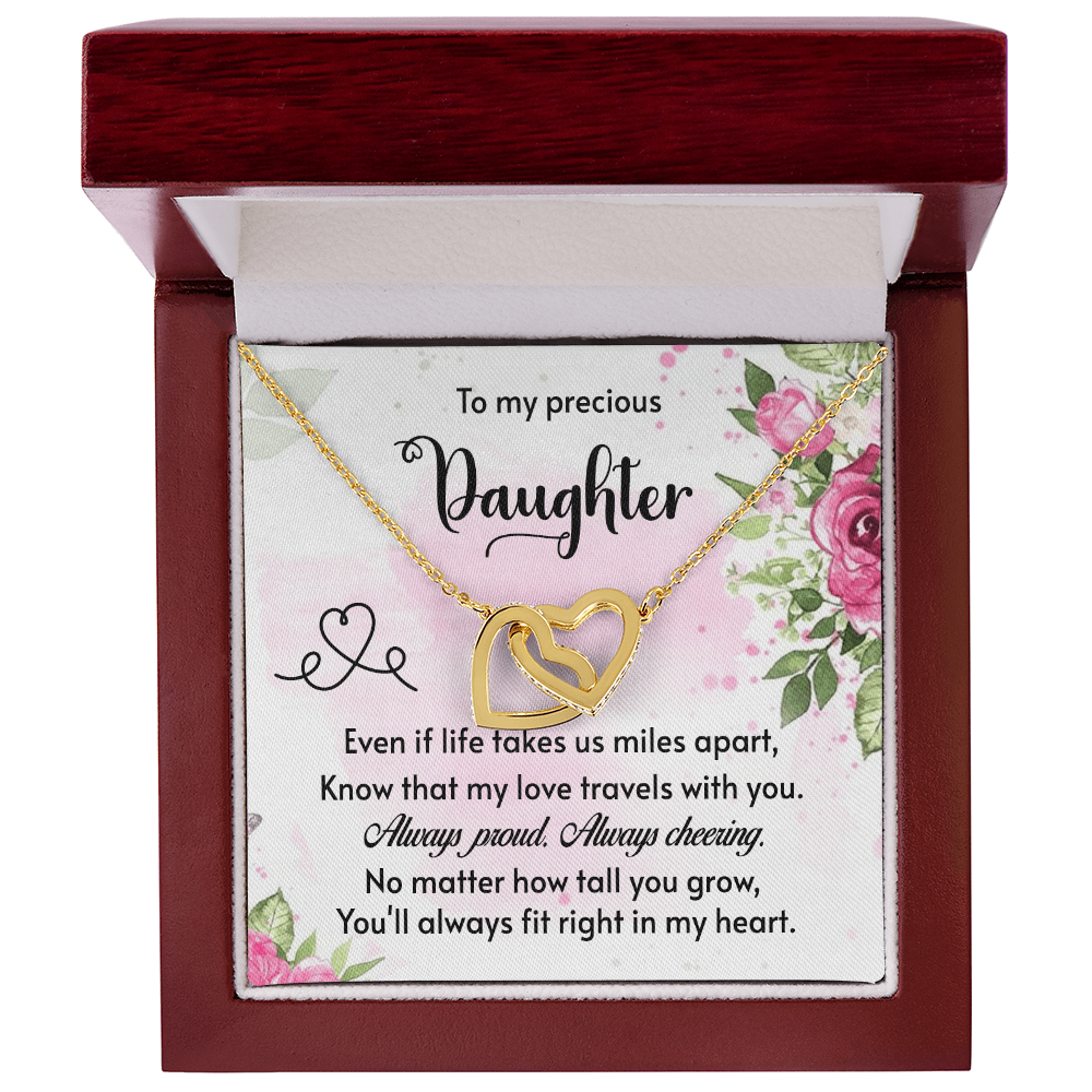 To My Daughter - Cheering - Interlocking Hearts