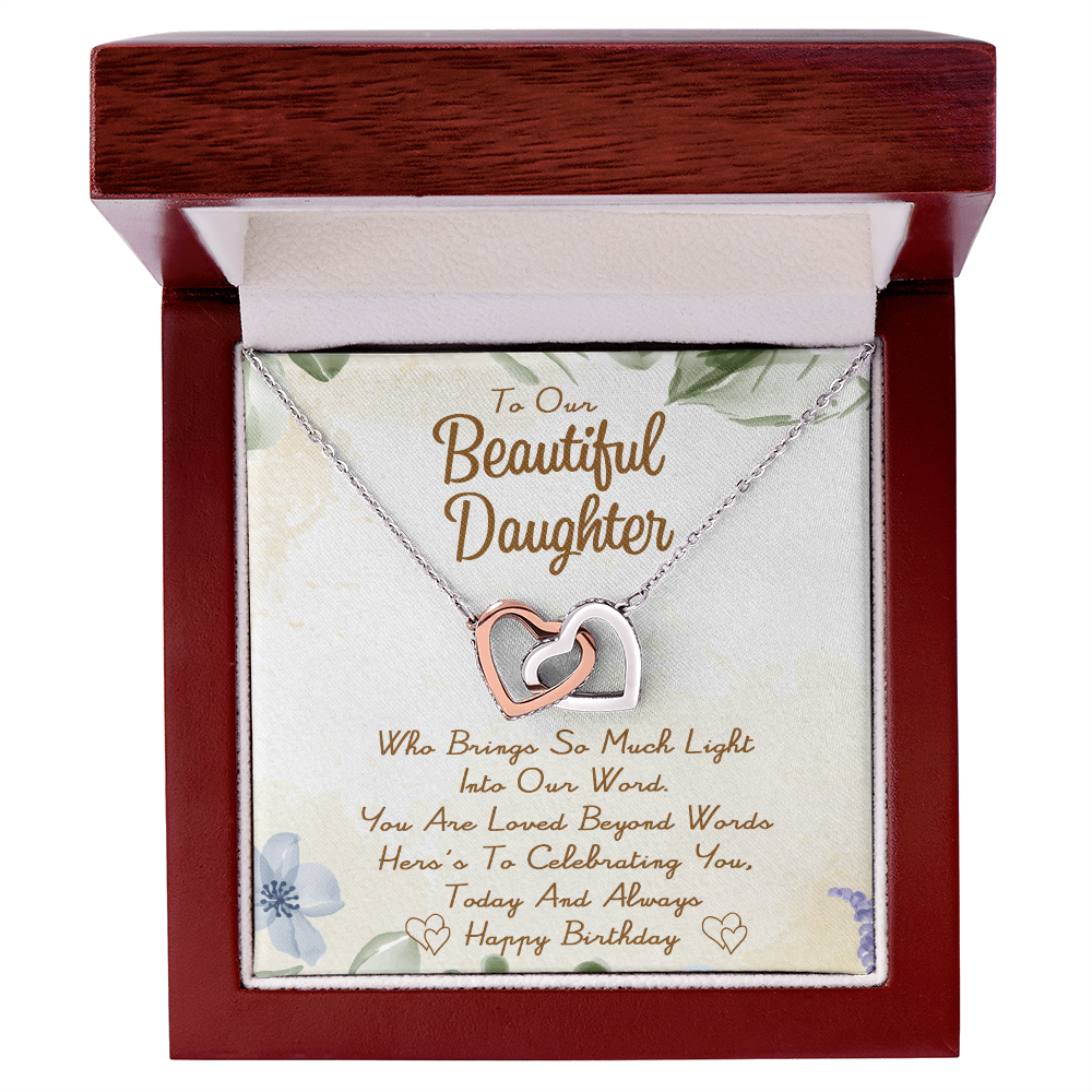 To My Daughter - Beyond  Words - Interlocking Hearts