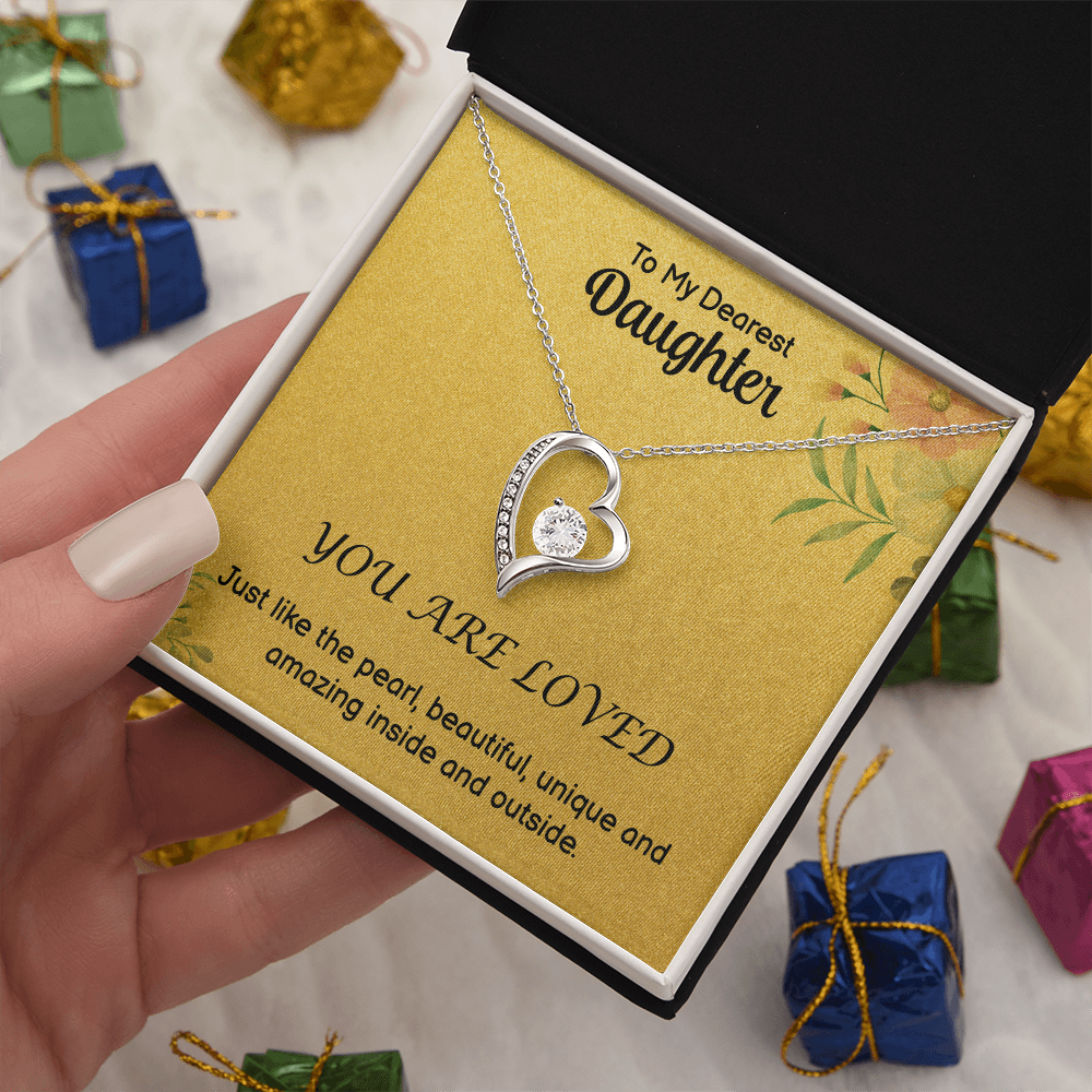 To My Daughter - Amazing - Forever Love Necklace