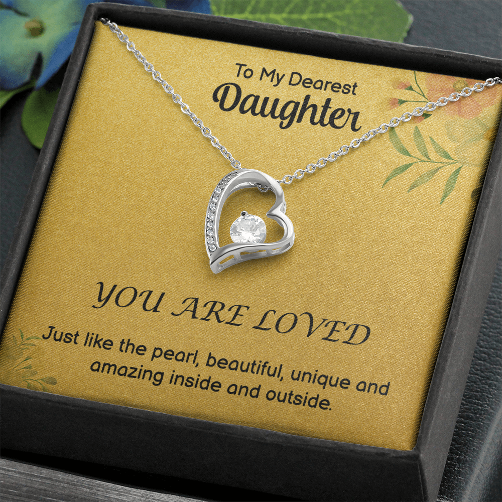 To My Daughter - Amazing - Forever Love Necklace