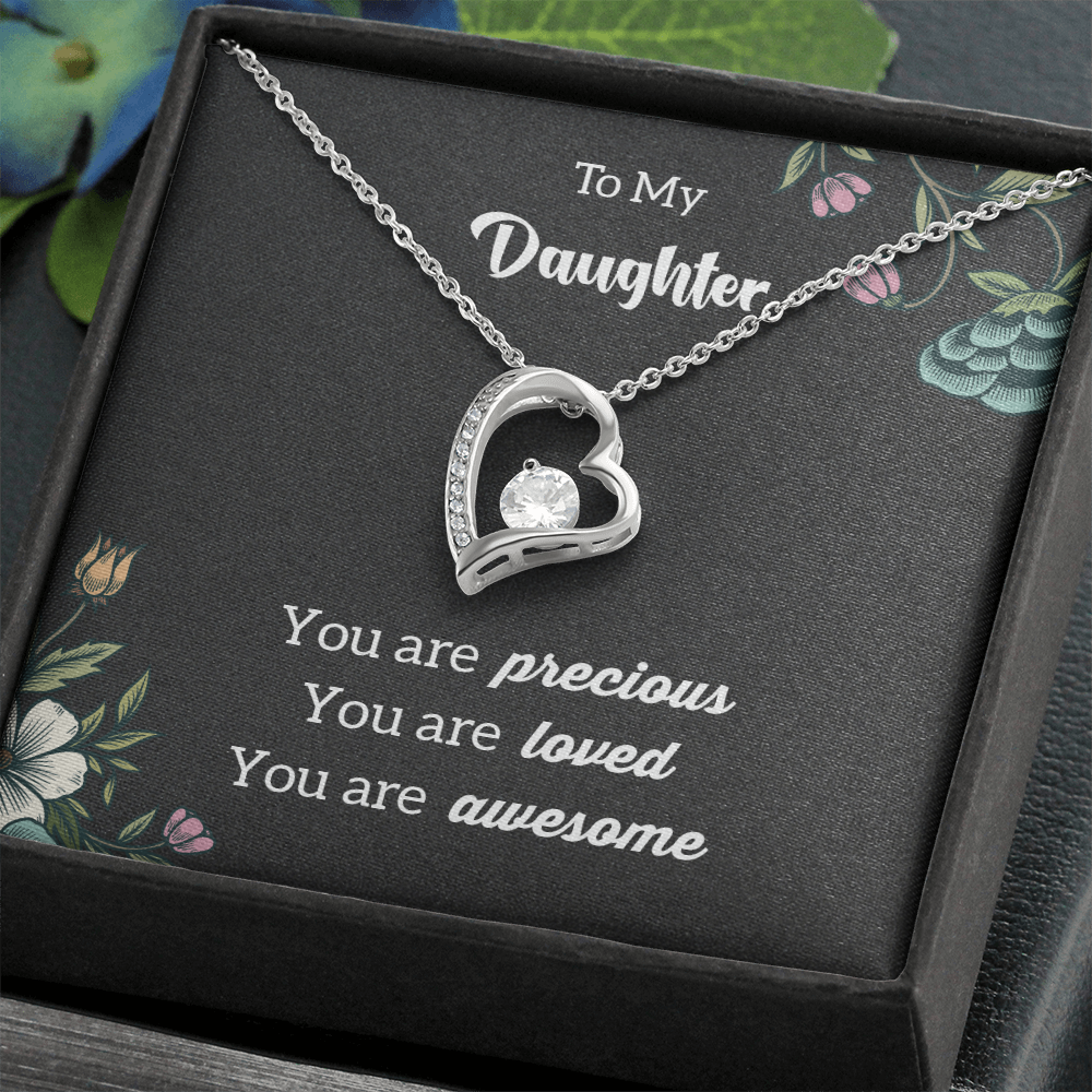 To My Daughter - awesome - Forever Love Necklace