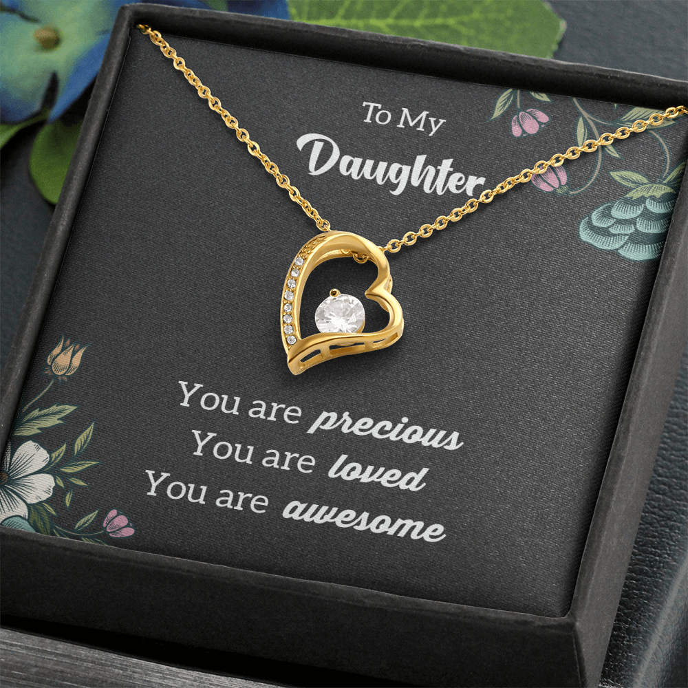 To My Daughter - awesome - Forever Love Necklace
